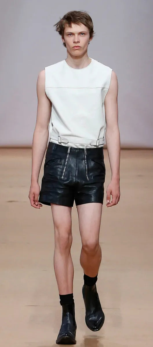 SS2023 Prada White Buckle Leather Vest wmkblbEz 1
