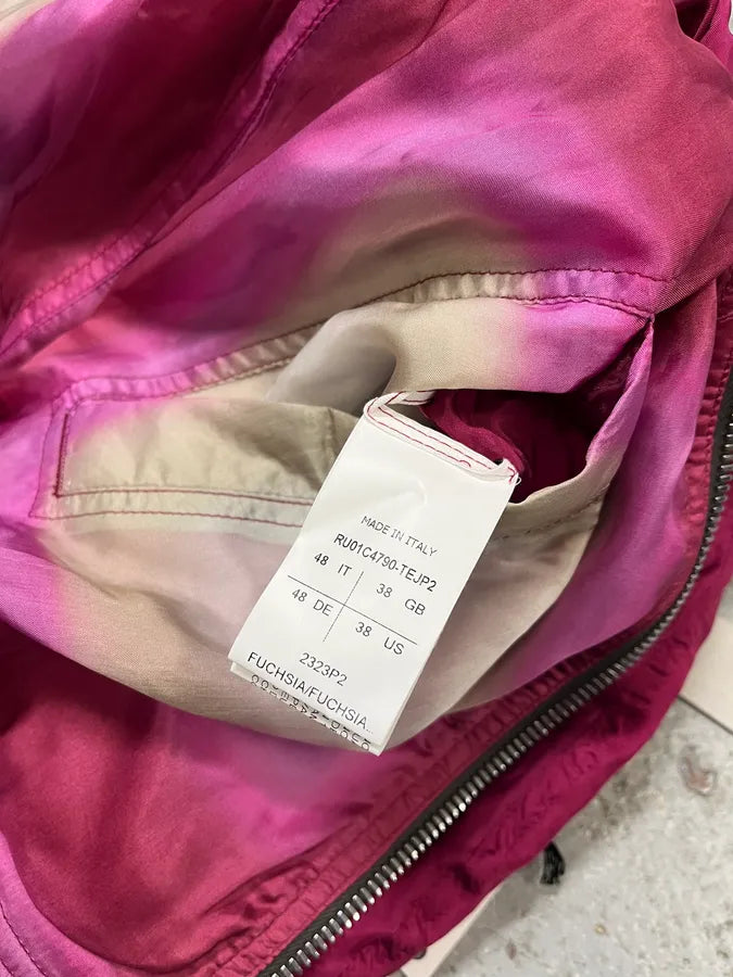 SS2023 Rick Owens Red Reversible Abstract Bomber Jacket XwiOOSD 10