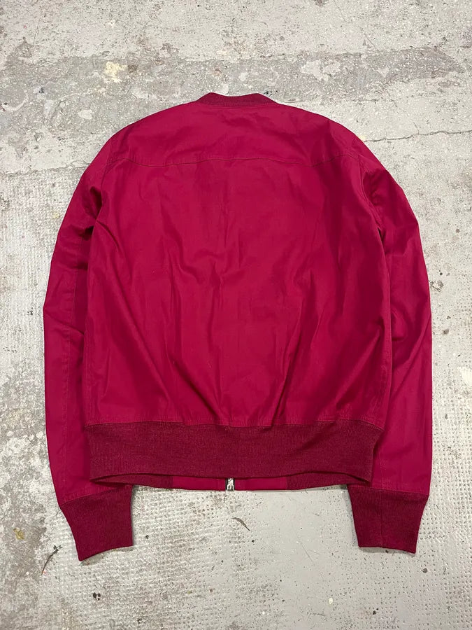 SS2023 Rick Owens Red Reversible Abstract Bomber Jacket XwiOOSD 3