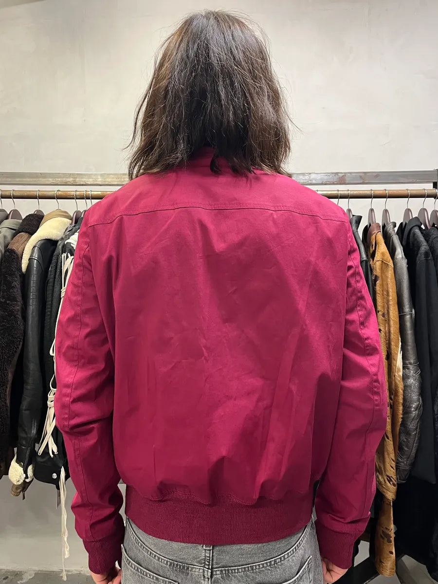 SS2023 Rick Owens Red Reversible Abstract Bomber Jacket XwiOOSD 7