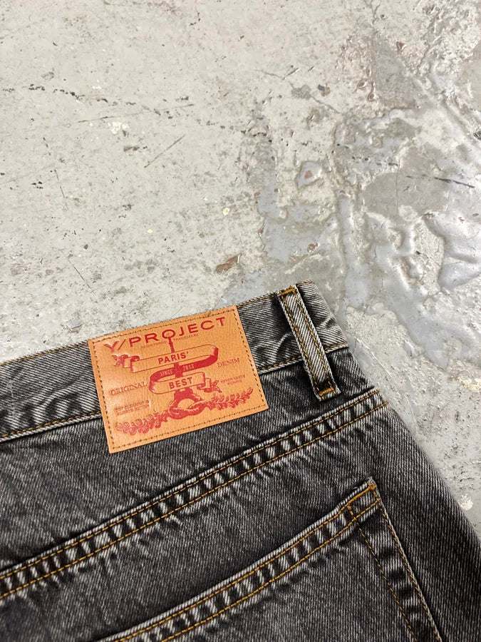 SS2023 Y/Project Cow-Boy Brut Grey Astro Denim Jeans lPdCkJA 9