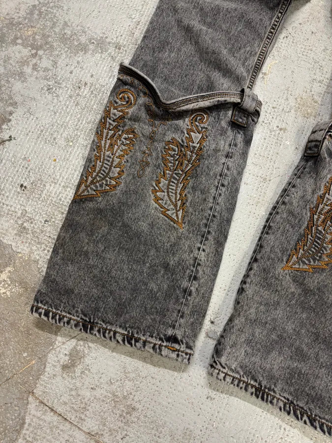 SS2023 Y/Project Cow-Boy Brut Grey Astro Denim Jeans nKPEdvg 6