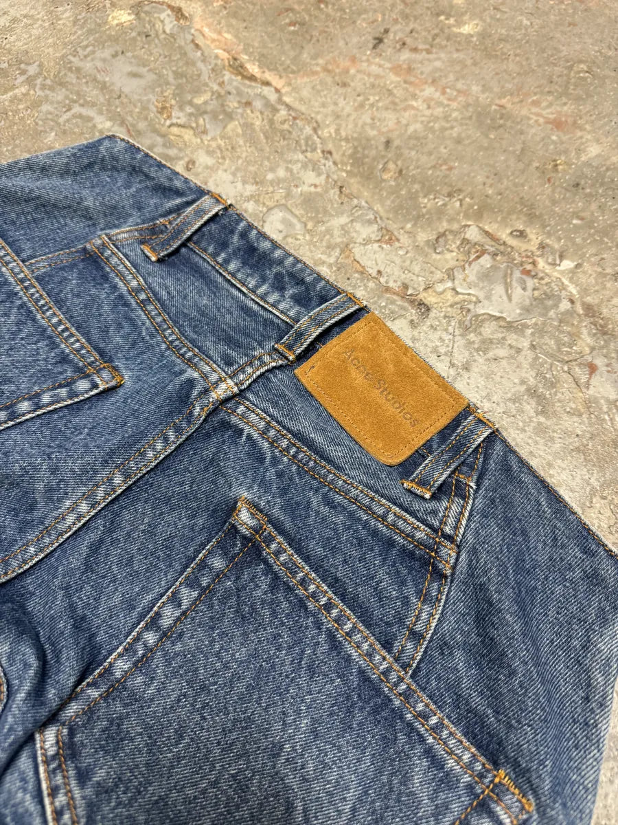 SS2024 Acne studios Blue Biker Piker Denim Jeans (M) uHMxFhg 10