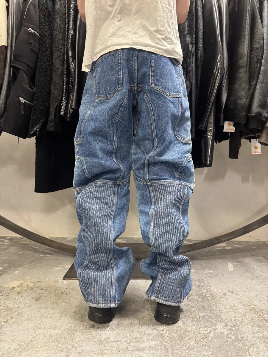SS2024 Acne studios Blue Biker Piker Denim Jeans (M) uHMxFhg 2