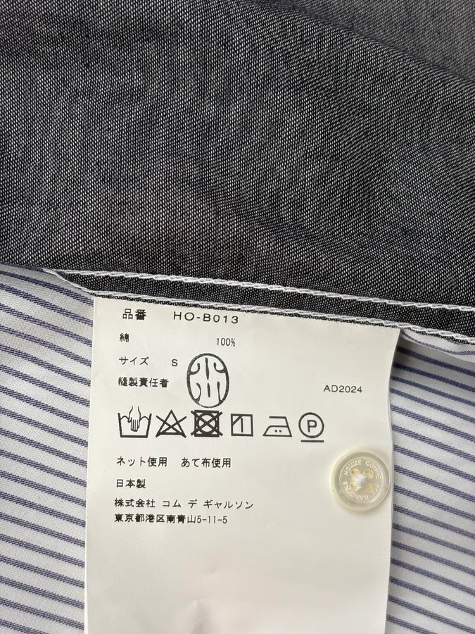 SS2024 Comme des Garçons Homme Striped Denim Shirt DIPGVWg 13