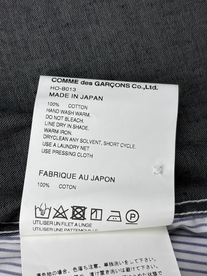 SS2024 Comme des Garçons Homme Striped Denim Shirt DIPGVWg 12