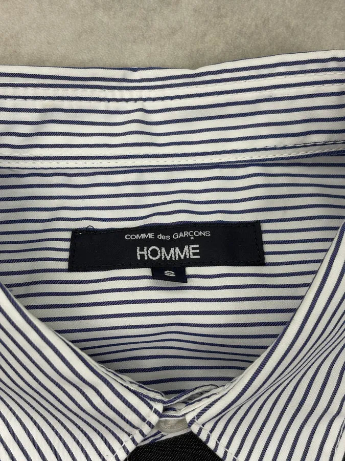 SS2024 Comme des Garçons Homme Striped Denim Shirt DIPGVWg 11