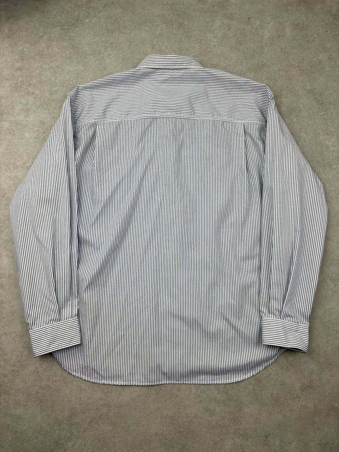 SS2024 Comme des Garçons Homme Striped Denim Shirt DIPGVWg 5