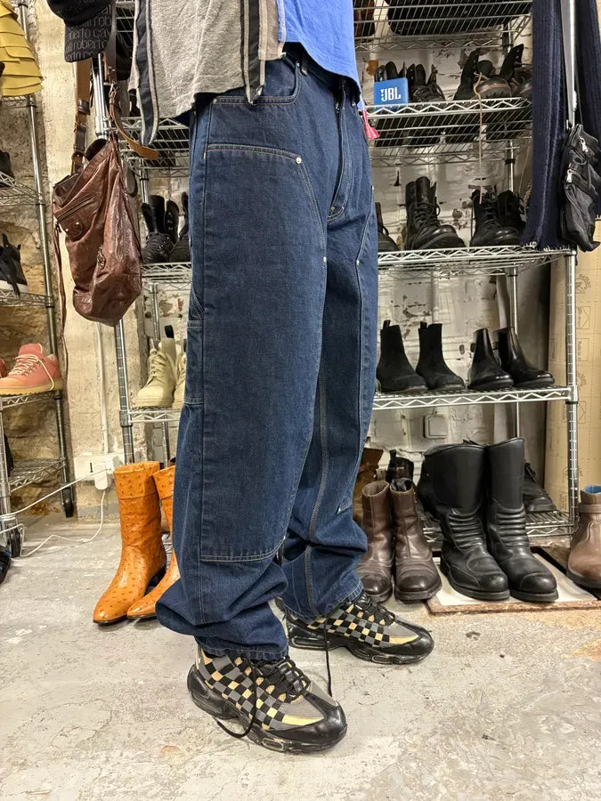 SS2024 Givenchy 4G Cargo Denim Brut Carpenter Jeans yhSimme 2