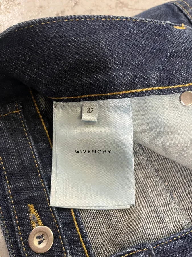 SS2024 Givenchy 4G Cargo Denim Brut Carpenter Jeans yhSimme 9