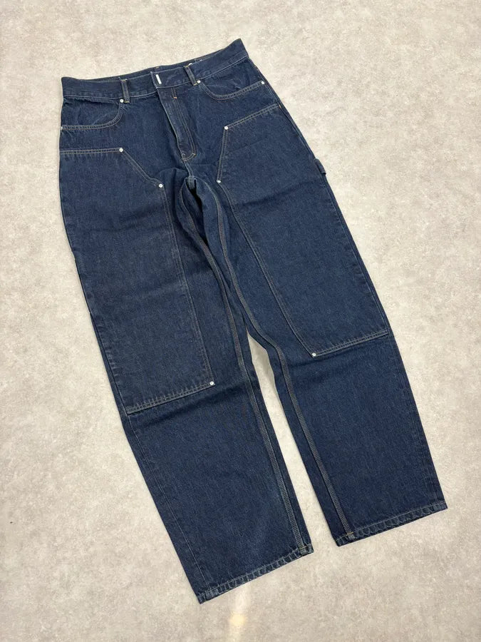 SS2024 Givenchy 4G Cargo Denim Brut Carpenter Jeans qHGjoeW 4