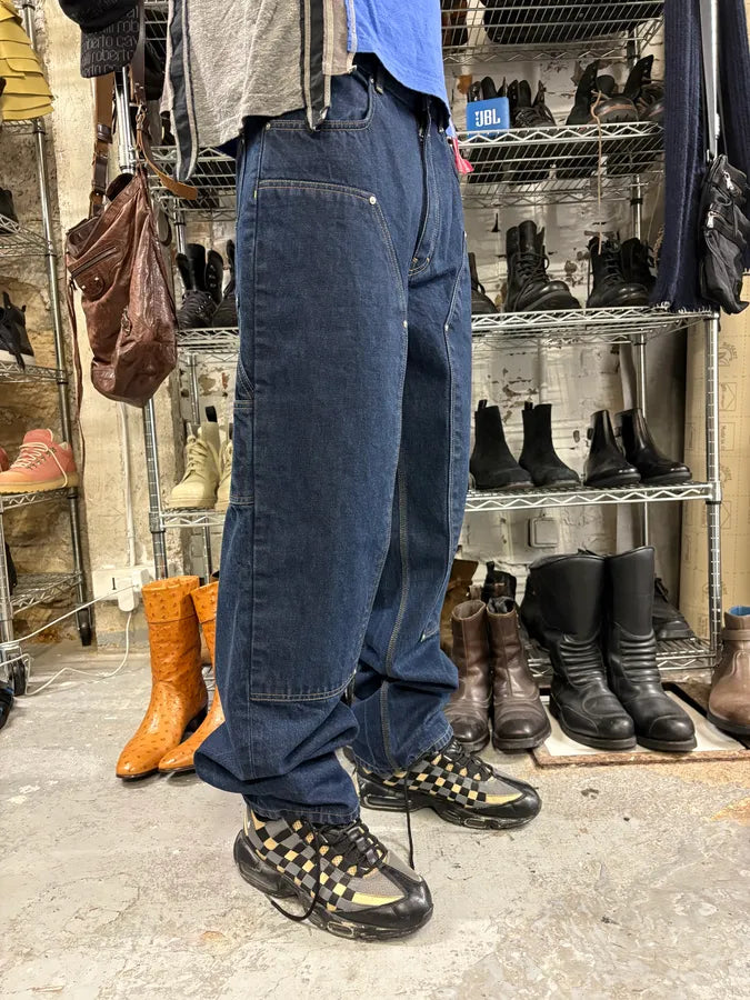 SS2024 Givenchy 4G Cargo Denim Brut Carpenter Jeans yhSimme 2