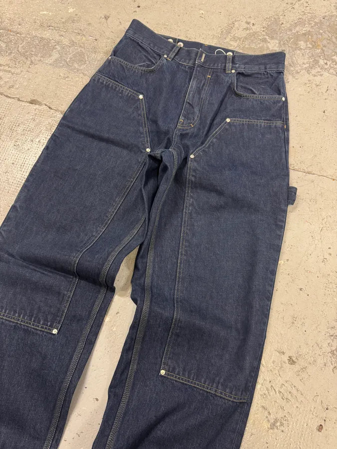 SS2024 Givenchy 4G Cargo Denim Brut Carpenter Jeans fjsYWqA 3
