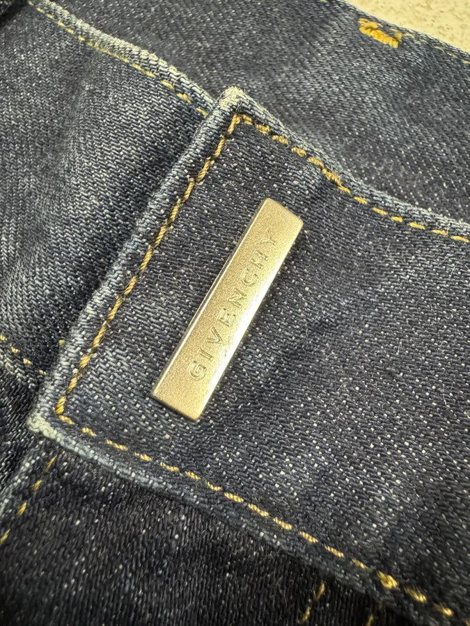 SS2024 Givenchy 4G Cargo Denim Brut Carpenter Jeans fjsYWqA 5