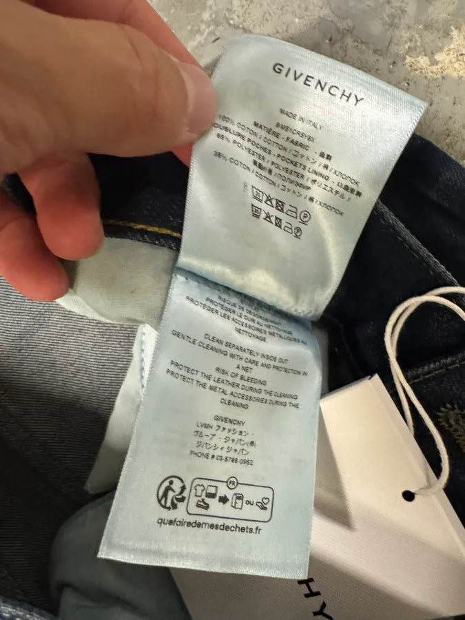 SS2024 Givenchy 4G Cargo Denim Brut Carpenter Jeans fjsYWqA 9