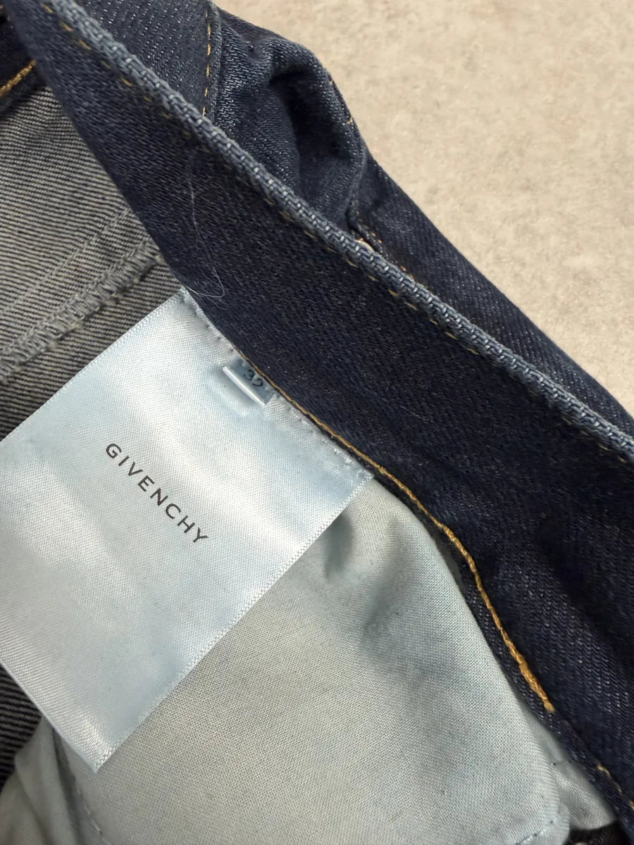 SS2024 Givenchy 4G Cargo Denim Brut Carpenter Jeans kXGEeSF 11