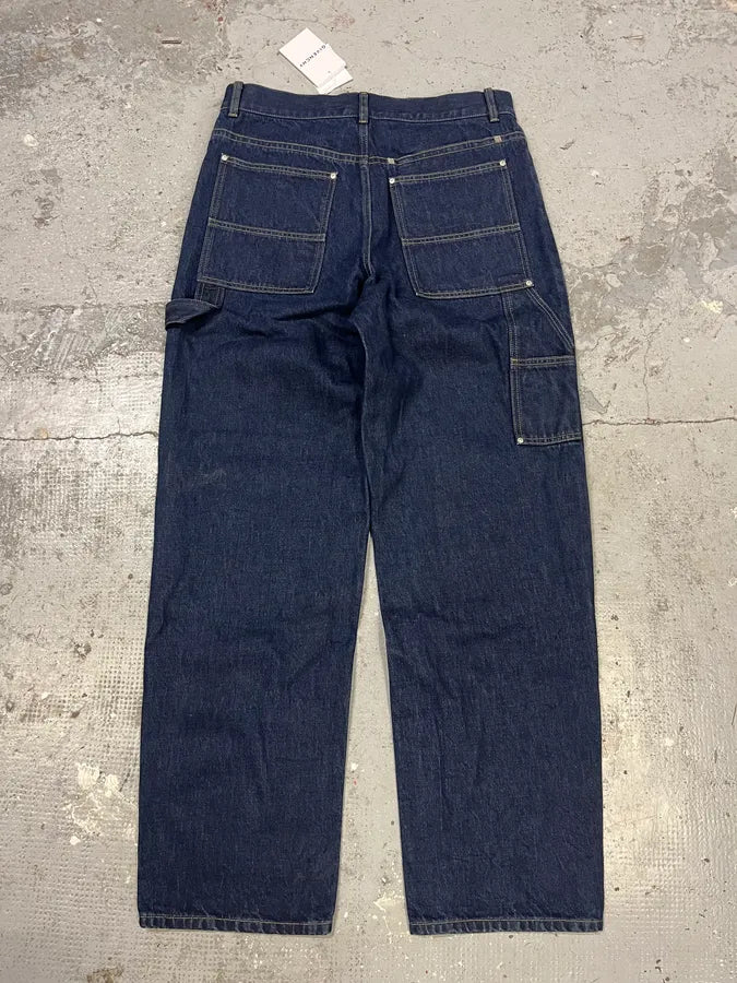SS2024 Givenchy 4G Cargo Denim Brut Carpenter Jeans AaPABzA 4