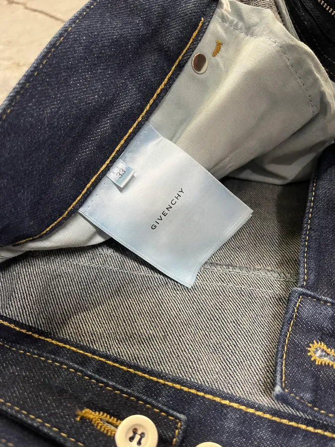 SS2024 Givenchy 4G Cargo Denim Brut Carpenter Jeans AaPABzA 9
