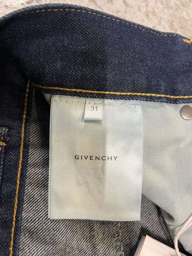 SS2024 Givenchy 4G Cargo Denim Brut Carpenter Jeans cTDnwOx 9
