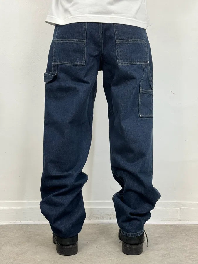 SS2024 Givenchy 4G Cargo Denim Brut Carpenter Jeans qHGjoeW 3