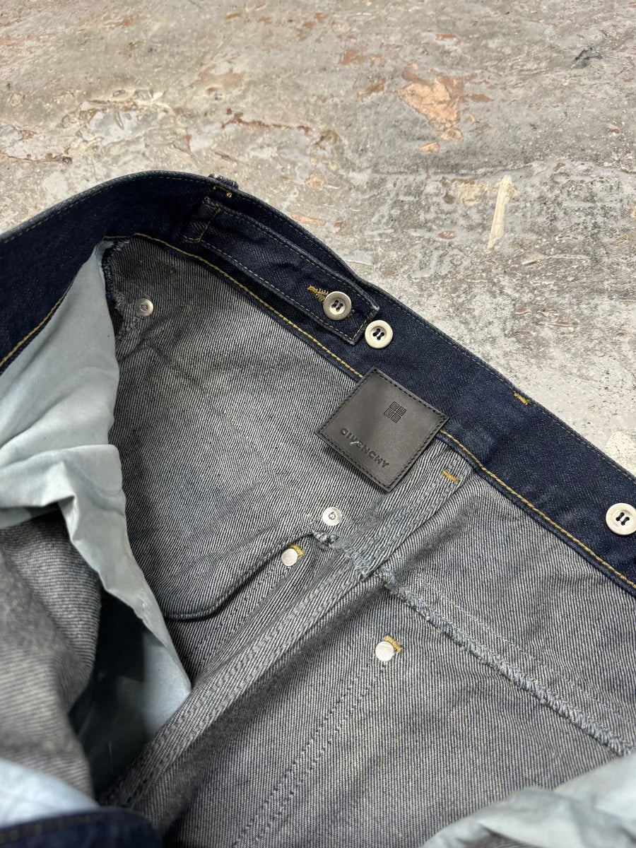 SS2024 Givenchy 4G Cargo Denim Brut Carpenter Jeans (M) tTdhRAr 10