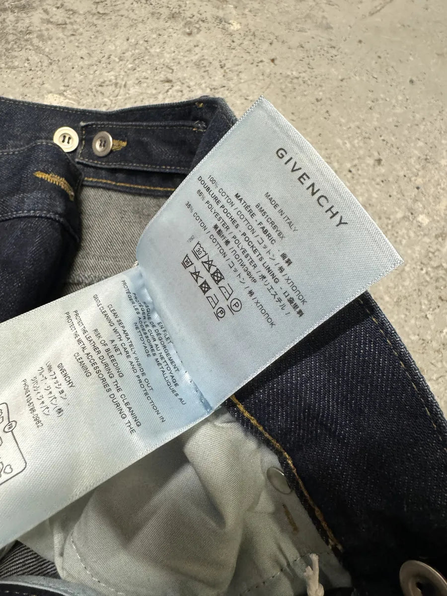 SS2024 Givenchy 4G Cargo Denim Brut Carpenter Jeans (M) tTdhRAr 11