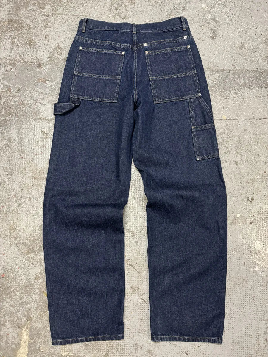 SS2024 Givenchy 4G Cargo Denim Brut Carpenter Jeans (M) tTdhRAr 4