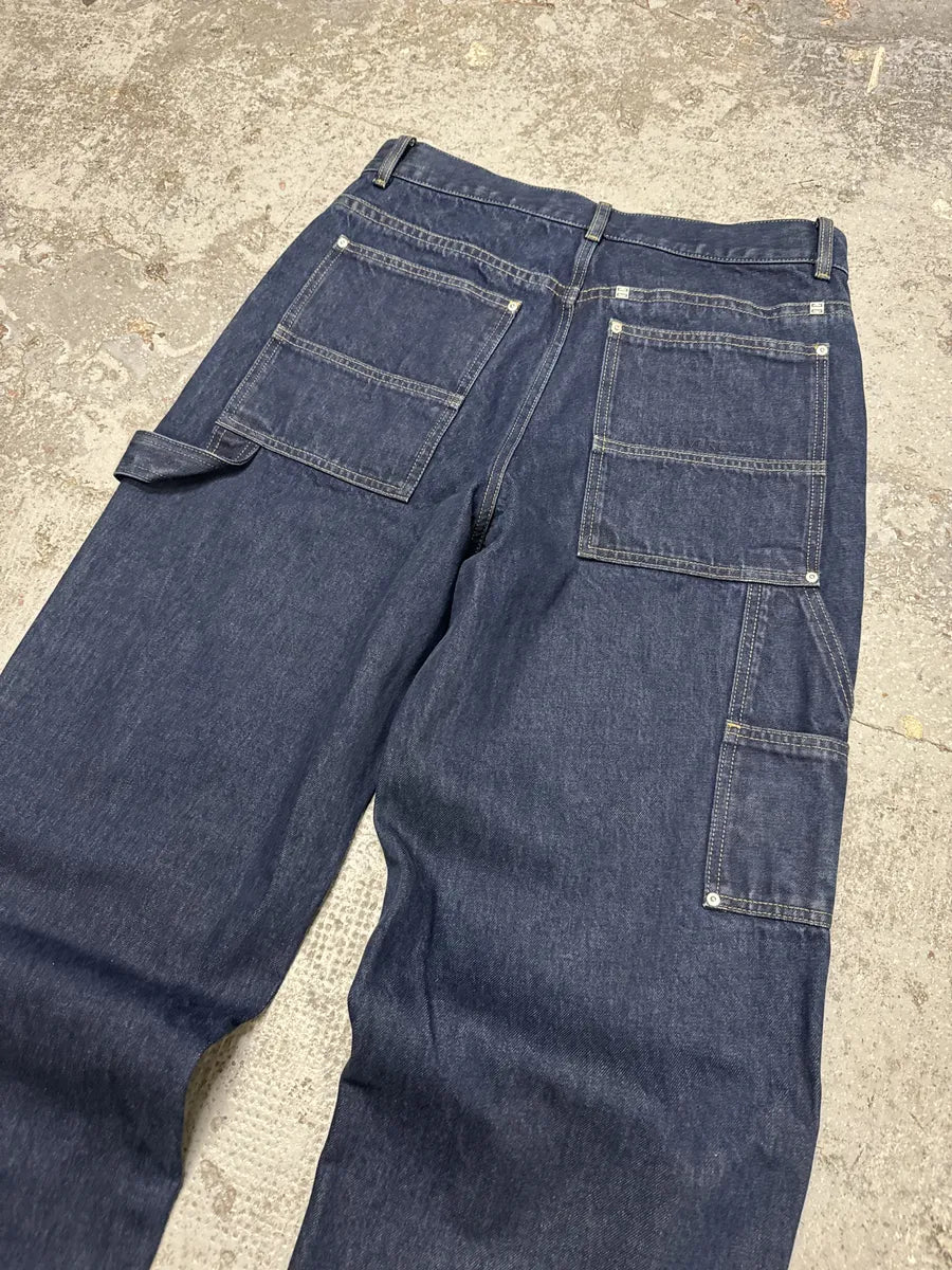 SS2024 Givenchy 4G Cargo Denim Brut Carpenter Jeans (M) tTdhRAr 8