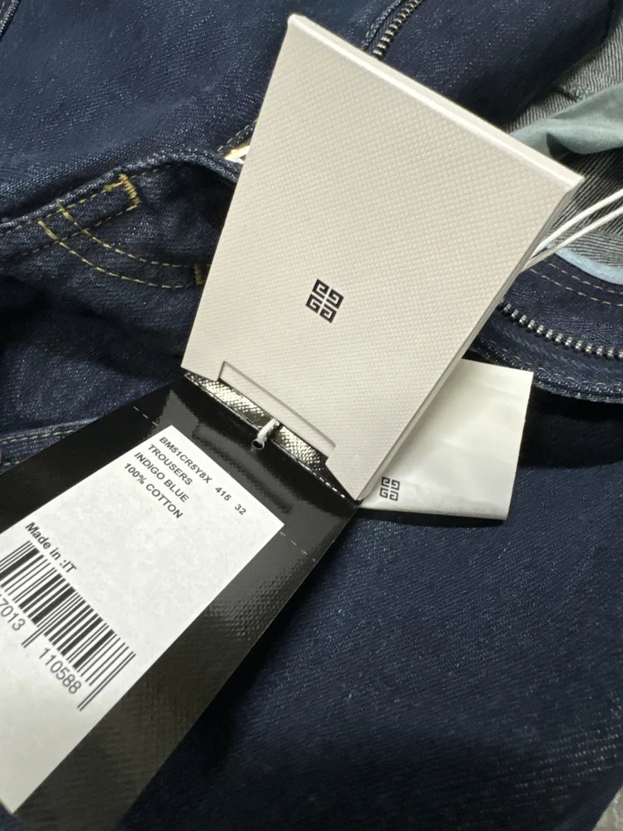 SS2024 Givenchy 4G Cargo Denim Brut Carpenter Jeans (M) tTdhRAr 9