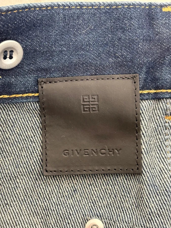 SS2024 Givenchy 4G Cargo Denim Brut Carpenter Jeans qHGjoeW 9