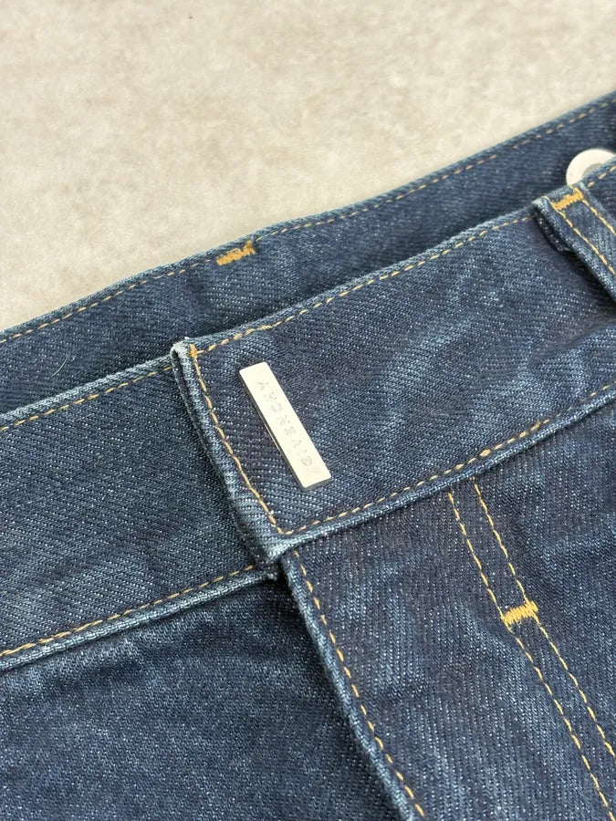 SS2024 Givenchy 4G Cargo Denim Brut Carpenter Jeans qHGjoeW 8
