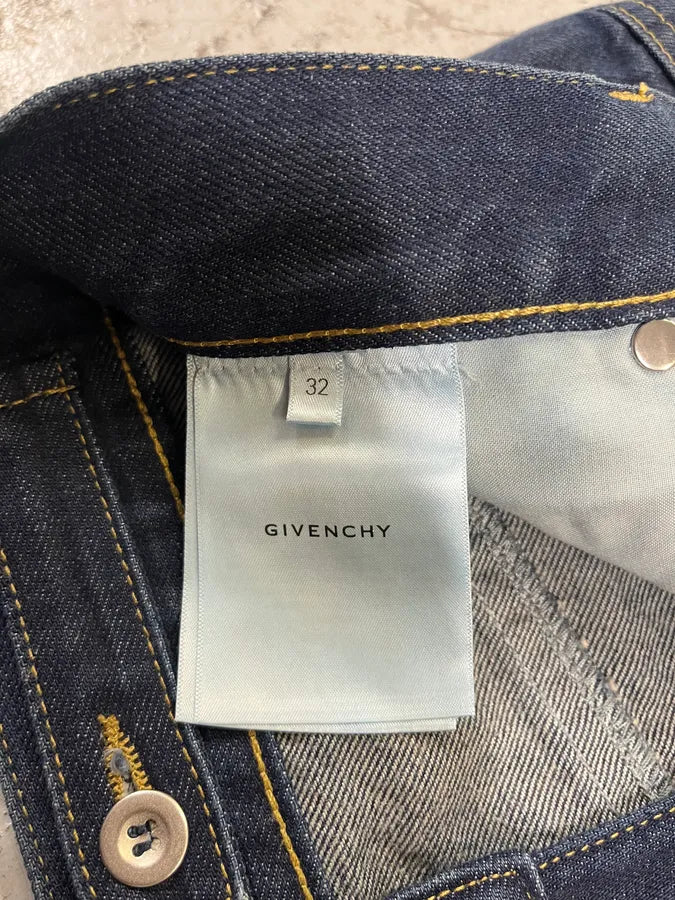 SS2024 Givenchy 4G Cargo Denim Brut Carpenter Jeans yhSimme 9