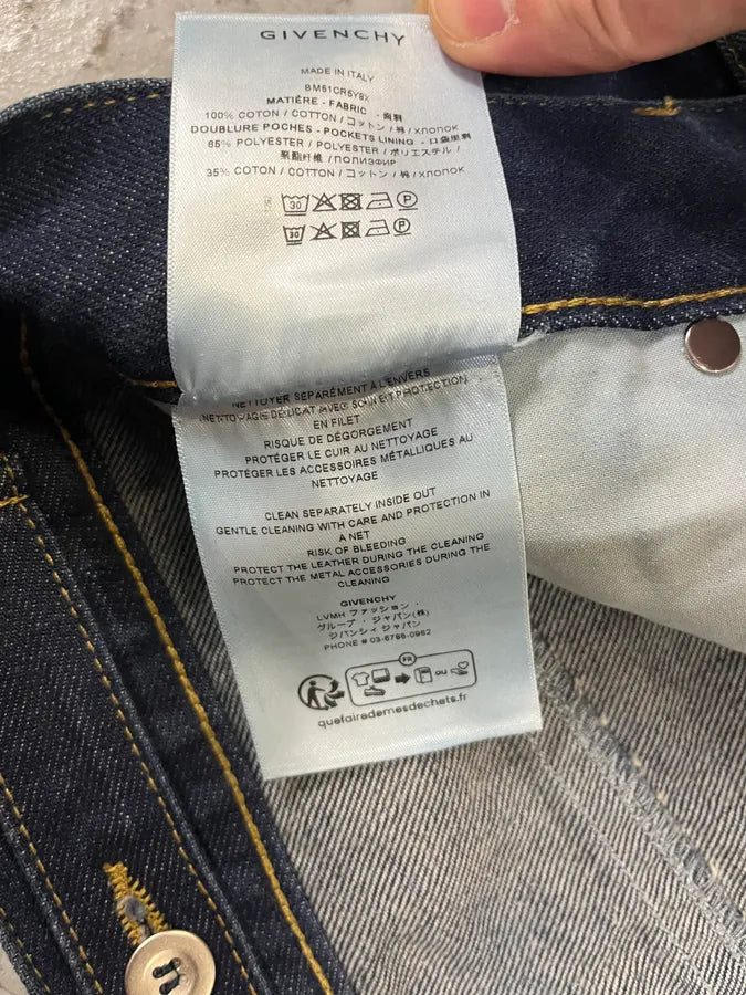 SS2024 Givenchy 4G Cargo Denim Brut Carpenter Jeans cTDnwOx 10