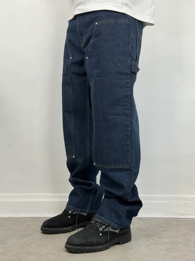SS2024 Givenchy 4G Cargo Denim Brut Carpenter Jeans qHGjoeW 2