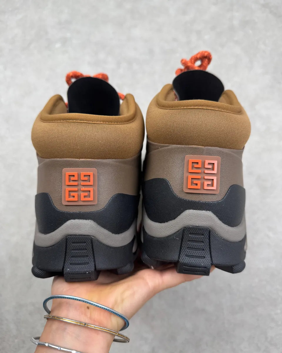 SS2024 Givenchy Bogs Brown Leather Hiking Boots uIiMEkl 6