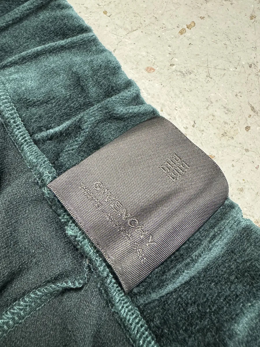 SS2024 Givenchy Sample Dark Green Velvet Pants by Matthew Williams vytDAGi 10