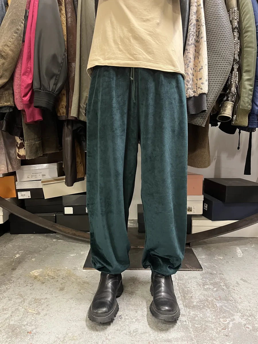 SS2024 Givenchy Sample Dark Green Velvet Pants by Matthew Williams vytDAGi 3