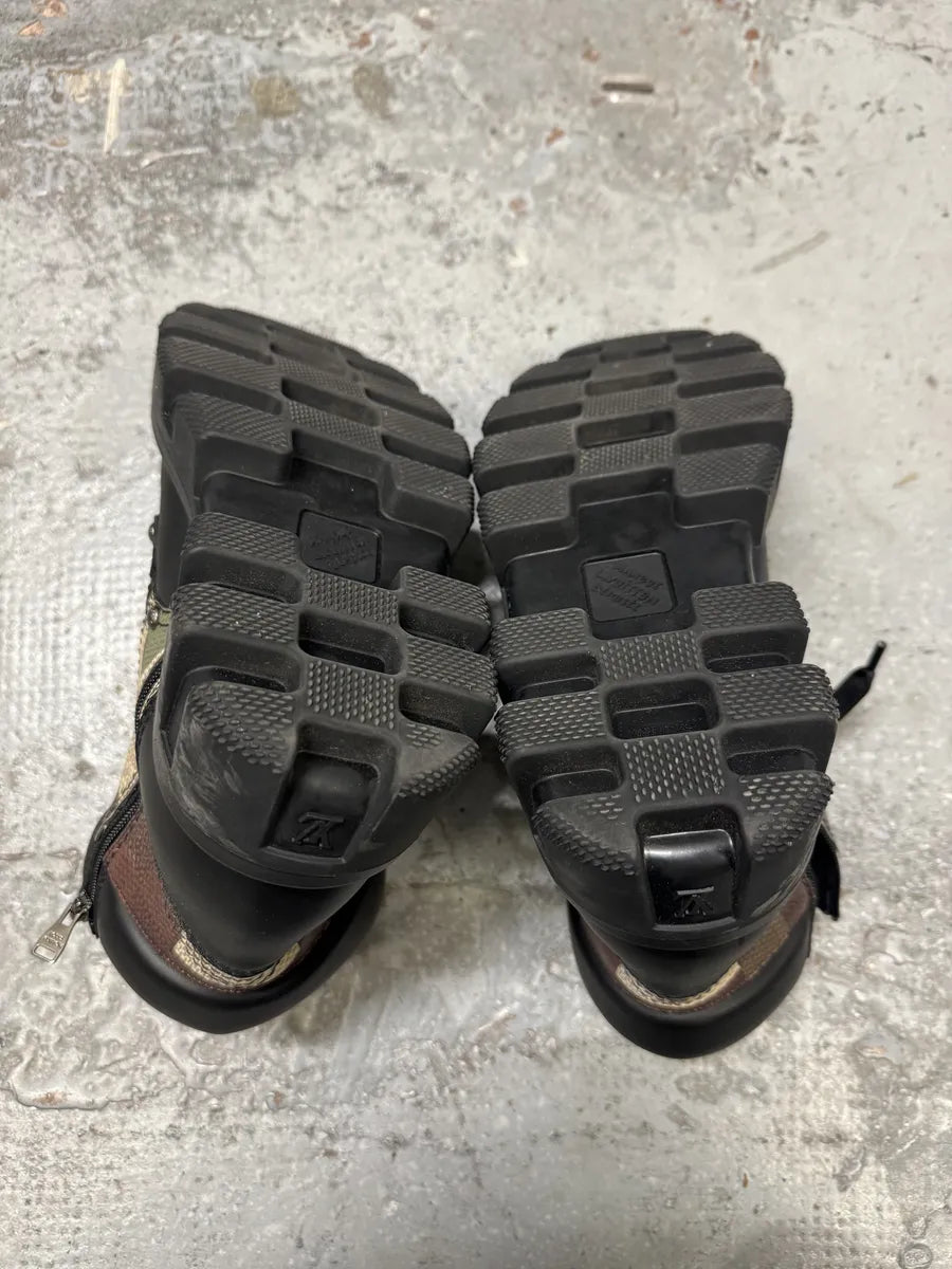 SS2024 Louis Vuitton Checker Combat Leather Boots ifqBDZz 5