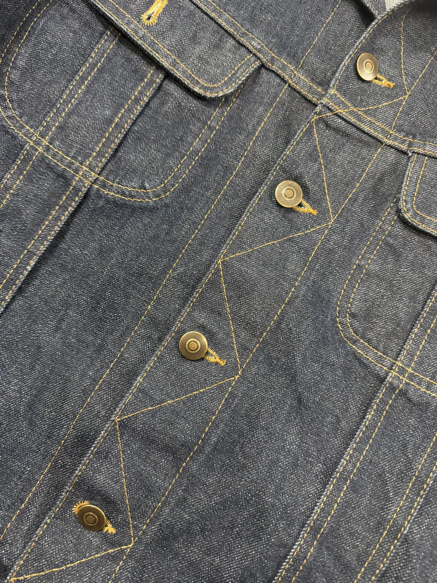 SS2024 Maison Margiela Navy Brut Denim Signature Jacket nlVZMYN 6