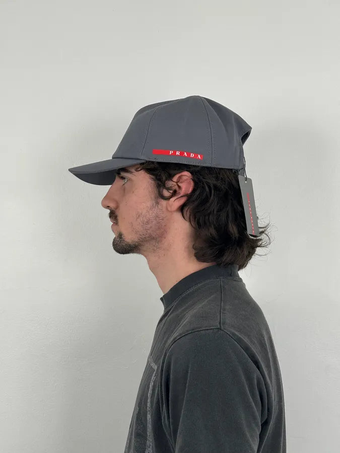 SS2024 Prada Luna Rossa America’s Cup Grey Racing Cap SbqKlfG 2