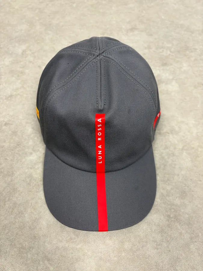 SS2024 Prada Luna Rossa America’s Cup Grey Racing Cap SbqKlfG 3