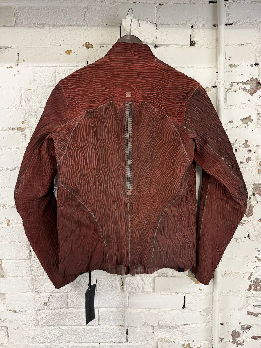 SS2025 Isaac Sellam Heretique-Maree Basse Dirty Red Jacket lfCJjrW 0