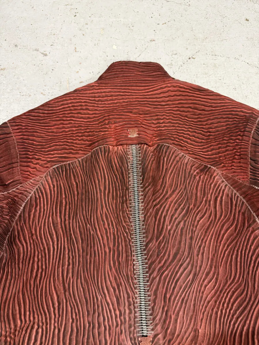 SS2025 Isaac Sellam Heretique-Maree Basse Dirty Red Jacket lfCJjrW 11