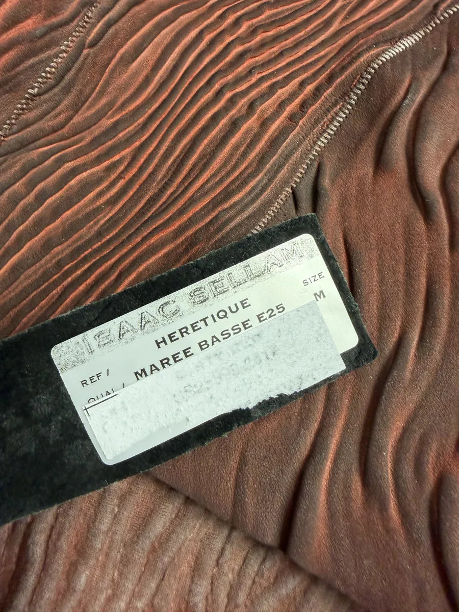 SS2025 Isaac Sellam Heretique-Maree Basse Dirty Red Jacket lfCJjrW 13