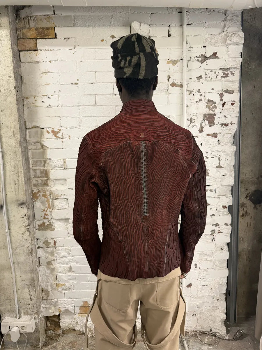 SS2025 Isaac Sellam Heretique-Maree Basse Dirty Red Jacket lfCJjrW 3