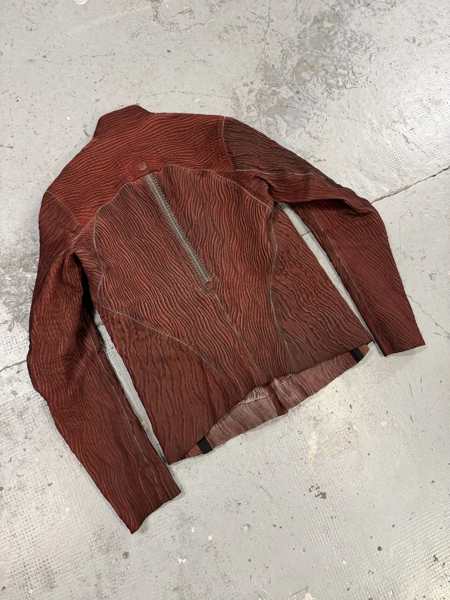 SS2025 Isaac Sellam Heretique-Maree Basse Dirty Red Jacket lfCJjrW 5