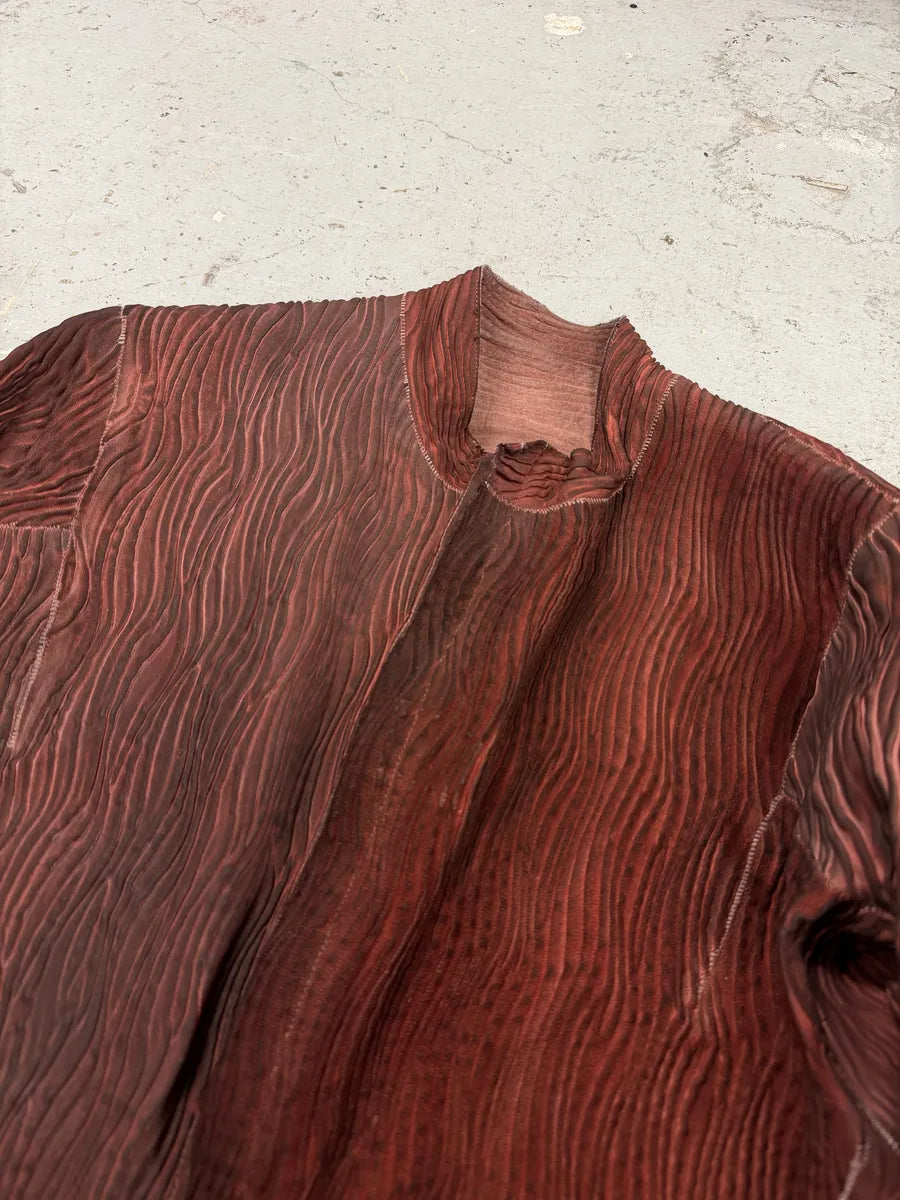 SS2025 Isaac Sellam Heretique-Maree Basse Dirty Red Jacket lfCJjrW 9