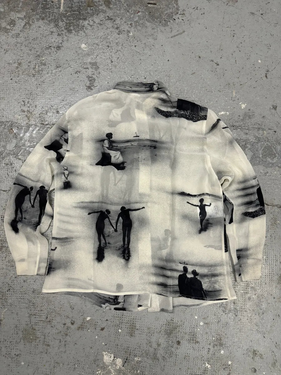 SS2025 Moschino Beach Photography White Shirt mCRChiR 1