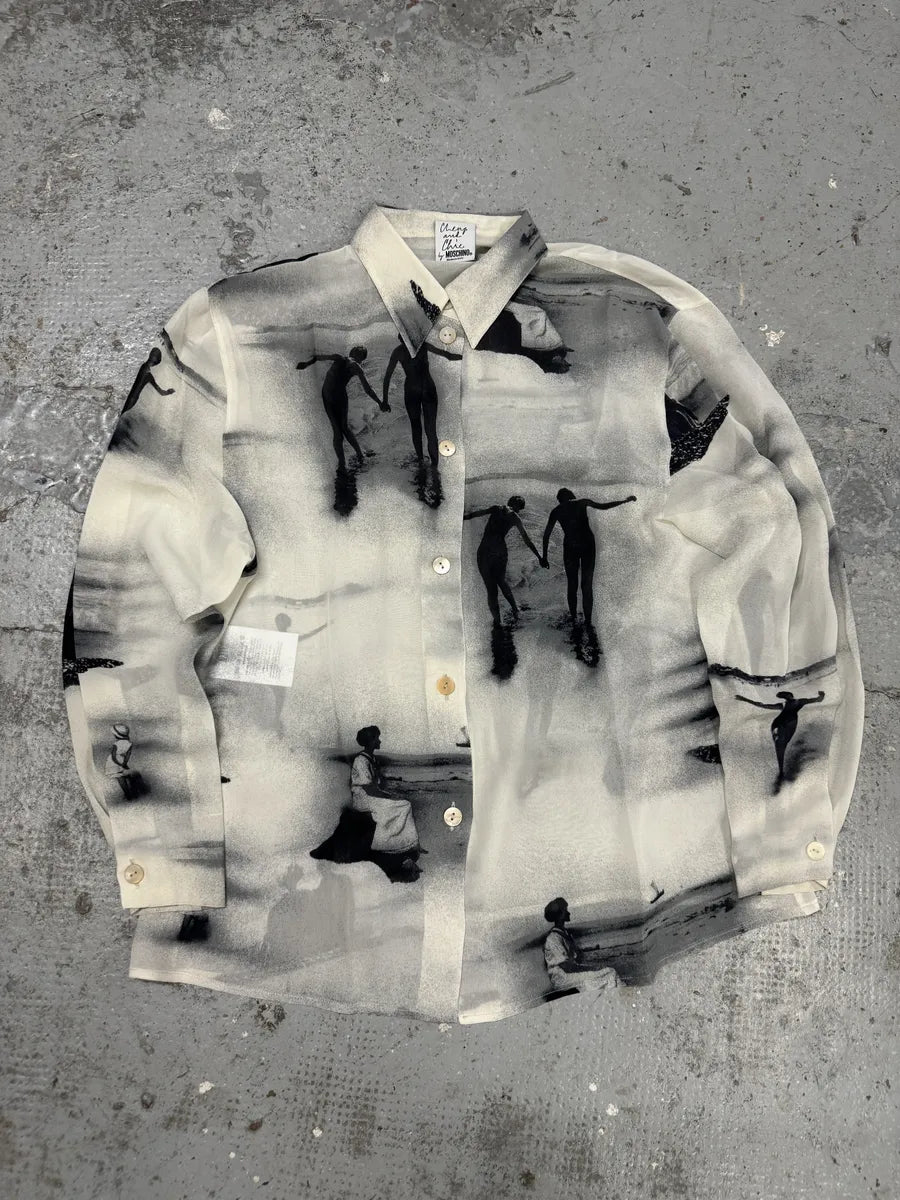 SS2025 Moschino Beach Photography White Shirt mCRChiR 2