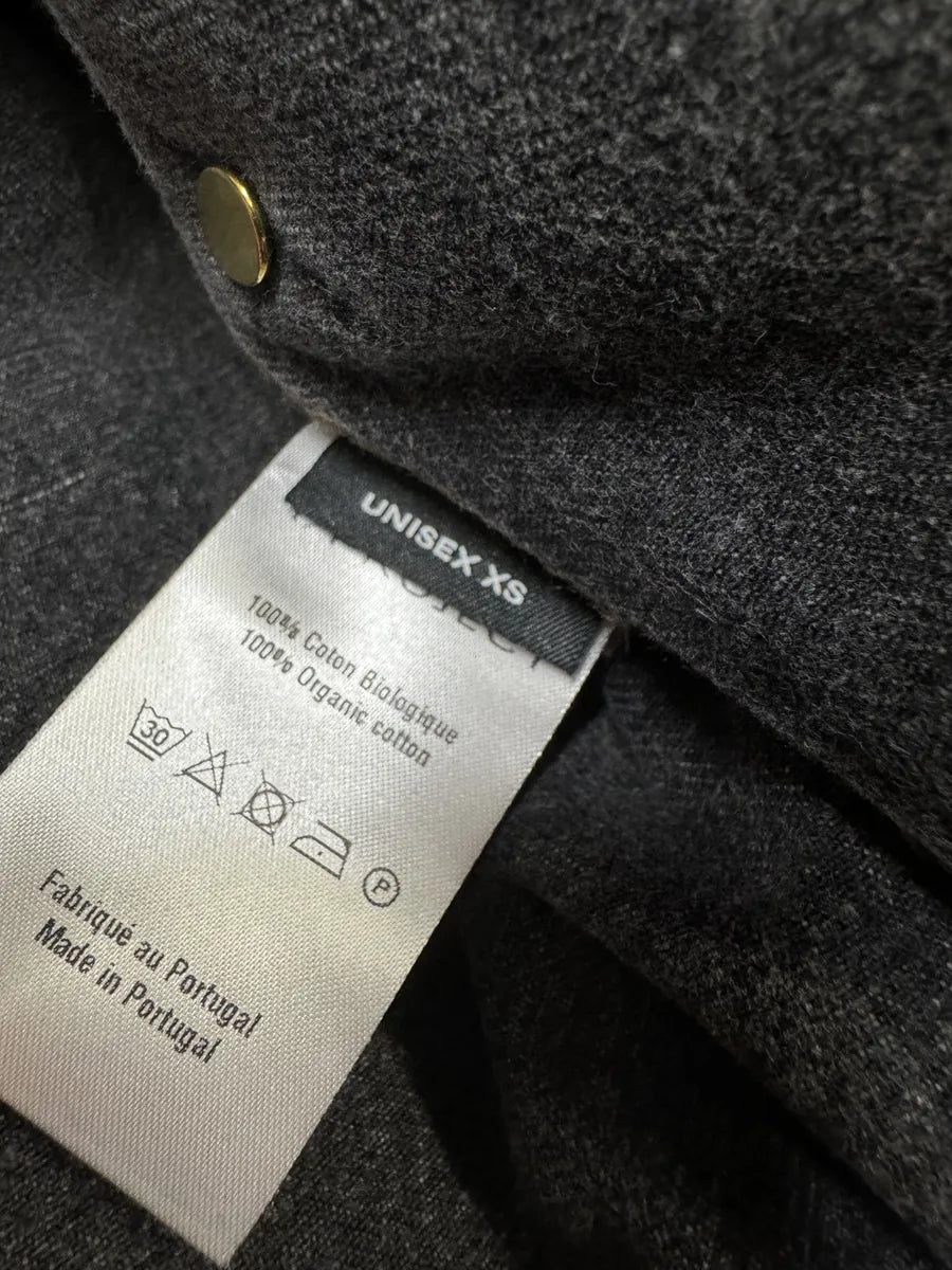 SS2025 Y/Project Grey Denim Layered Buttoned Shirt (M/L) BmXrjZd 6